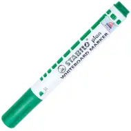 Stabilo: Plan WhiteBoard marker vârf tăiat culoarea verde