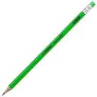 Stabilo: Swano neon verde creion grafit cu radieră HB