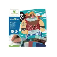 Stick'N Fun kit de realizare a imaginilor mozaic - Pirați