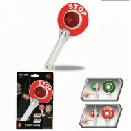 Stop Sign de poliție cu lumini
