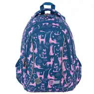 St.Right Lazy Cats trei compartimente rucsac, ghiozdan 39x27x17cm