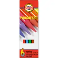 ICO: Progresso creioane pastel 6 bucăţi Koh-I-Noor