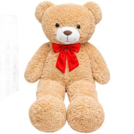 Teddy Greetings: Honey Hugs ursuleț de pluș în cutie cadou roșie 120 cm