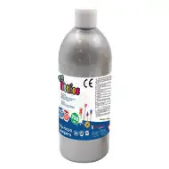 The Littlies: Tempera de culoare argintie 250ml
