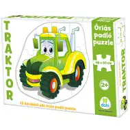 Tractor uriaș puzzle de podea 12 bucăți