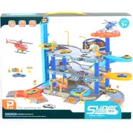 Trei nivele parcare cu elicopter și două mașinuțe