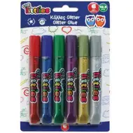 Tub lipici cu sclipici set 6 bucăți