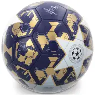 UEFA Liga Campionilor minge de fotbal albastru-auriu mărimea 5 - Mondo Toys