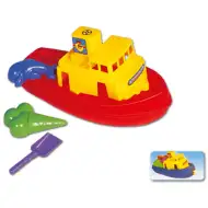 Barcă plutitoare cu forme pentru nisip - D. Toys