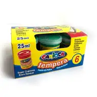 Verde deschis tempera în tub 6x35g - Carioca
