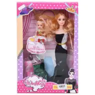 Wedding: Păpușă de modă nuntă cu păpușă copil 28cm