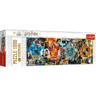 Wizarding World: Cele patru case de la Hogwarts Panoramă puzzle 1000 bucăți - Trefl