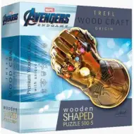 Wood Craft: Avengers Mănușa Infinitului 500+5 bucăți premium lemn puzzle - Trefl