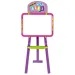 3 in 1 tablă desen două fețe culoarea pink 37x99cm