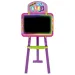 3 in 1 tablă desen două fețe culoarea pink 37x99cm