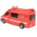 Ambulanță: Mașină de salvare transformabilă în robot, disponibilă în două variante, de 13 cm.