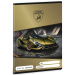 Ars Una: Caiet pătrățat cu model Lamborghini galben A/5 27-32