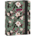 Ars Una: Cutie pentru caiete A/5, verde cu flori