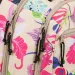 Ars Una: Ghiozdan ergonomic cu flori de plajă, rucsac cu flori, 33x45x24 cm