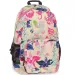 Ars Una: Ghiozdan/rucksac școlar Beach flowers cu flori AU-14, 32x51x25cm