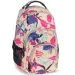 Ars Una: Ghiozdan școlar Beach flowers cu flori AU-2, rucsac 32x46x22cm