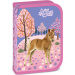 Ars Una: Penar pliabil căptușit „Animale drăguțe” cu cai 13x19x4 cm