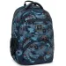 Ars Una: Rucsac ergonomic pentru școală, model camuflaj albastru Hyde, 33x45x24cm