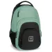 Ars Una: Rucsac școlar Celtic verde mentă-negru AU-2, 32x46x22cm