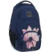 Ars Una: Rucsac școlar Pink shade cu flori AU-2, 32x46x22 cm
