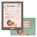 Ars Una: Set de invitații Apple Pie, 10 bucăți, cu plicuri.