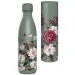 Ars Una: Sticlă metalică cu pereți dubli Flowery Pink în cutie decorativă 500ml