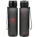 Ars Una: Sticlă motivațională Dark Gray fără BPA 1000ml