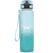 Ars Una: bidon motivațional fără BPA, cu gradient de culoare, mat - 1000 ml - Ice