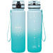 Ars Una: bidon motivațional fără BPA, cu gradient de culoare, mat - 1000 ml - Ice