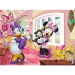 Aventurile lui Minnie Mouse și Daisy Duck 2 în 1, puzzle Eco maxi cu 24 de piese și planșă de colorat 70x50cm - Lisciani