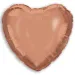 Balon folie în formă de inimă – rose gold 46 cm