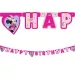 Banner de petrecere de 200 cm cu inscripția "La mulți ani" cu Minnie Mouse și Daisy.