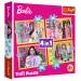 Barbie 4 în 1 puzzle - Trefl