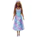 Barbie Dreamtopia: Păpușă prințesă în rochie albastră-violet cu fluturi - Mattel