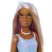 Barbie Dreamtopia: Păpușă prințesă în rochie albastră-violet cu fluturi - Mattel