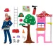 Barbie: Set de joacă stație de pompieri - Mattel