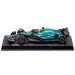 Bburago: Model auto metalic Aston Martin AMR23 F1 la scară 1/43 (Fernando Alonso #14, versiune cu cască)