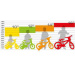 Bicicletă pentru copii Dino Sport, albastru-alb-roșu, mărimea 10 - Dino Bikes