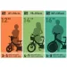 Bicicletă pentru copii Flappy 12” cu coș și scaun pentru păpuși, culoare roz-alb - bicicletă Dino Bikes
