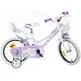 Bicicletă pentru fete de culoare albă, mărimea 16 - bicicletă Dino Bikes
