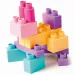 Blocuri pentru copii în culori pastelate, set de 50 de piese - Wader