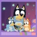 Bluey 3 în 1 puzzle de 20-36-50 piese - Trefl