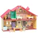 Bluey: Set de joacă casă de familie festivă cu figurina Bluey sărbătorească