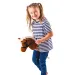 Bonnie, calul de hobby, de culoare maro închis - Woodyland