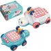 Broasca țestoasă muzicală și luminoasă pentru bebeluși, telefon, în două variante, 20cm.